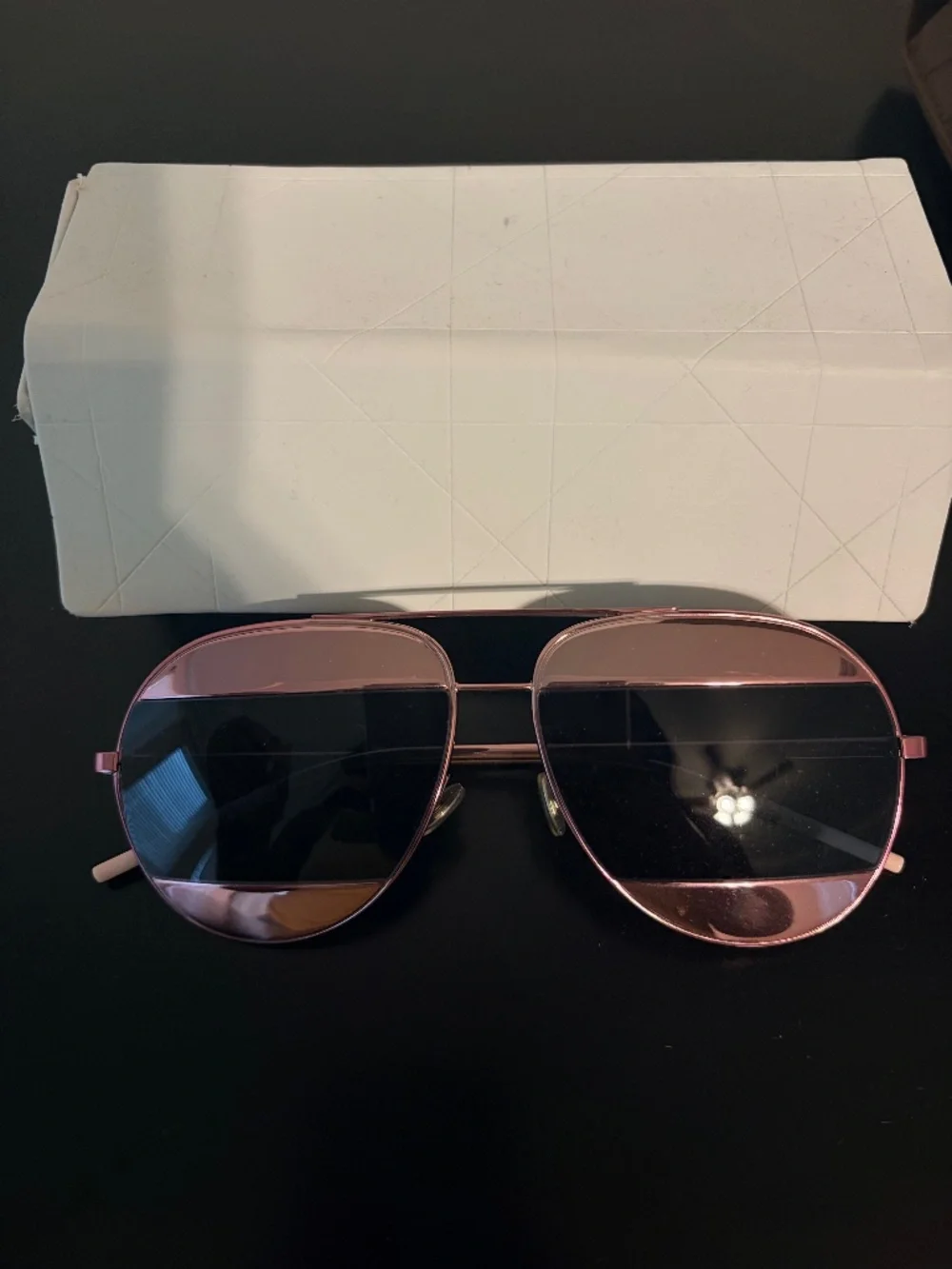 Christian Dior split lens aviators